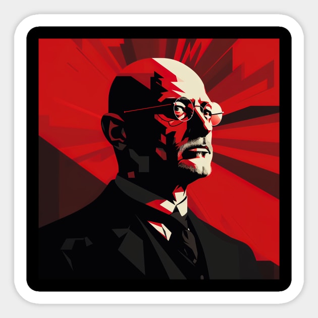 Fritz Haber Sticker by ComicsFactory